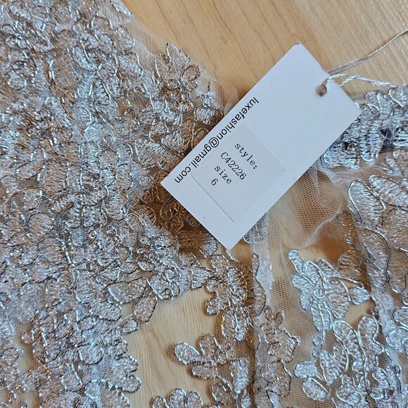 NWT Embellished Sheer Top - Picture 2 of 3